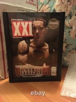 Eminem XXL magazine with frame and action figure (please Read Full Details)