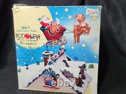 Enesco Roudolph the Red Nosed Reindeer Illuminated Action Musical 588415