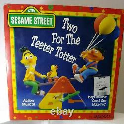 Enesco Sesame Street Two For The Teeter Totter Musical Action Toy Complete