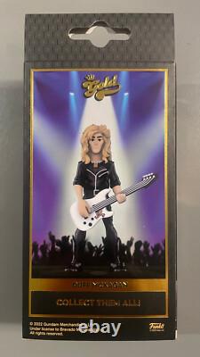 FUNKO GOLD DUFF MCKAGAN Action Figure Signed by Duff Mckagan NEW Guns N Roses