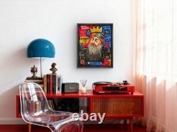 Faris Art-Self Portrait -11x14 Neo Expressionism Original Artwork on Canvas