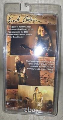 Fender Kurt Cobain Action Figure 2006 with Mustang Guitar & Display Base