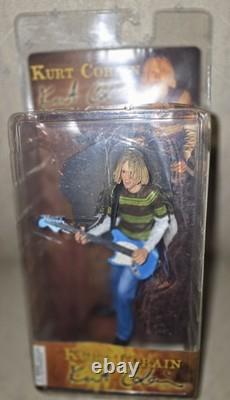 Fender Kurt Cobain Action Figure 2006 with Mustang Guitar & Display Base