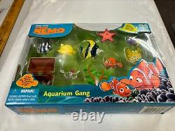 Finding Nemo Aquarium Gang Gift Pack NIB Playsets Disney/Pixar 2002 Rare HTF Toy