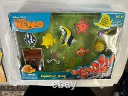 Finding Nemo Aquarium Gang Gift Pack NIB Playsets Disney/Pixar 2002 Rare HTF Toy