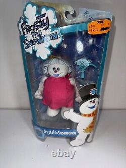 Forever Fun Frosty The Snowman Crystal the Snowwomen Figurine