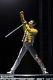 Freddie Mercury Action Figure Singing Toy Music Figurine Stunning Yellow Jacket