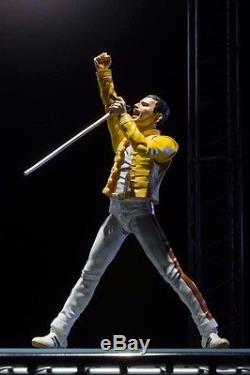 Freddie Mercury Live at Wembley Stadium Bandai Music Action Figure Original New