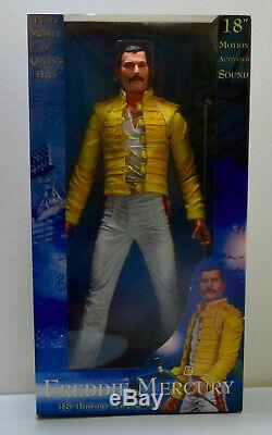 Freddie Mercury Queen 18'' Figure with Sound SEALED NECA