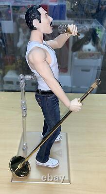 Freddie Mercury (Queen) 1/6 Figure Custom One of a Kind With Mic & Stand Posable