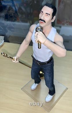 Freddie Mercury (Queen) 1/6 Figure Custom One of a Kind With Mic & Stand Posable