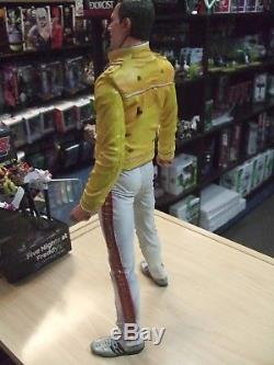 Freddie Mercury Queen LOOSE 18 inches Action Figure with Sound by NECA