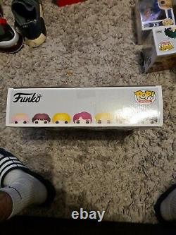 Funko Pop BTS 7 Pack Exclusive Set. Very Rare. V, Suga, Jung Kook, Rm, sealed