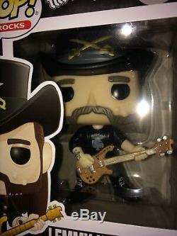 Funko Pop Rocks! Lemmy Kilmister Out To Lunch ERROR Very Rare NM withprotector