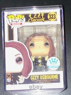 Funko Pop! Rocks Ozzy Osbourne #323 Vinyl Figurine Exclusive! In hard case