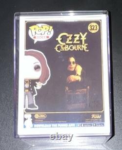 Funko Pop! Rocks Ozzy Osbourne #323 Vinyl Figurine Exclusive! In hard case