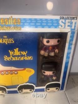 Funko Pop! Rocks The Beatles Yellow Submarine Collector Set RARE 2012 Box Damage