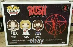 Funko Pop Vinyl RUSH Triple 3 Pack (Sealed and Brand New) (Sold Out Months Ago)