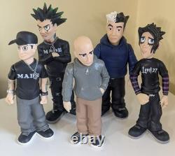 GOOD CHARLOTTE 5 Action FIGURES SET Funko Style SEG American Rock Band PUNK 2004 GOOD CHARLOTTE 5 Action FIGURES SET Funko Style SEG American Rock Band PUNK 2004