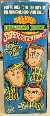 GREEN DAY International SuperAction Figure Set of 3 New Old Stock In Box