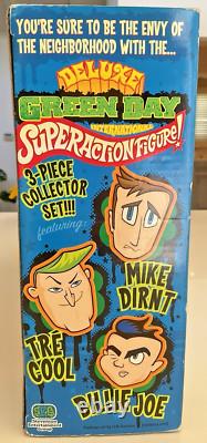 GREEN DAY International SuperAction Figure Set of 3 New Old Stock In Box