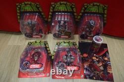GWAR Complete 5 Action Figure Set withSpew Tank & Poster Trick or Treat Studios