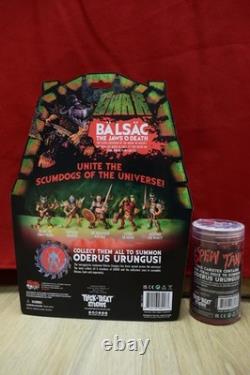 GWAR Complete 5 Action Figure Set withSpew Tank & Poster Trick or Treat Studios