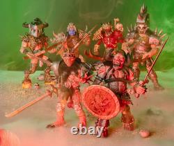 GWAR Complete Band 5 Action Figure Set with Oderus Urungus Trick or Treat Studios