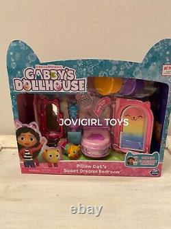 Gabby's Dollhouse Set Of 4 -DJ Catnip Music Room, Kitchen, Bedroom, & Bathroom