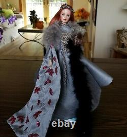 Game of Thrones Sansa Doll OOAK Portrait Music Box Art Repaint Inspired Barbie