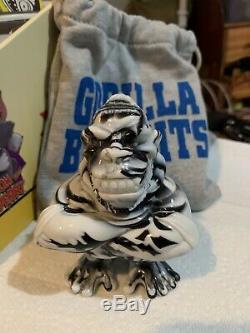 Gorilla Biscuits x Super 7 EP Black And White Marbled Madness 5 Vinyl Figure
