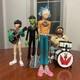 Gorillaz Action Figure Set 4pcs Rock Band Resin Model 15-21cm Collectible Toy