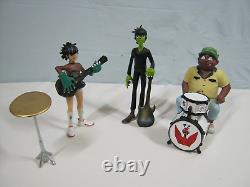 Gorillaz Action Figures Rock Band Lot No Box Figures Only Resin