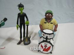 Gorillaz Action Figures Rock Band Lot No Box Figures Only Resin