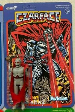 HTF! Super7 ReAction Czarface 3.75 Action Figures Set of 4 Variant Exclusives