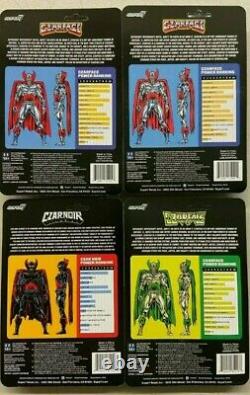 HTF! Super7 ReAction Czarface 3.75 Action Figures Set of 4 Variant Exclusives