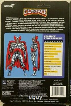 HTF! Super7 ReAction Czarface 3.75 Action Figures Set of 4 Variant Exclusives