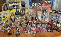 HUGE KISS Action Figure Lot Bif Bang Pow, Mego, K'NEX Funko, Loyal Sub McFarlane