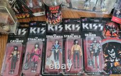 HUGE KISS Action Figure Lot Bif Bang Pow, Mego, K'NEX Funko, Loyal Sub McFarlane