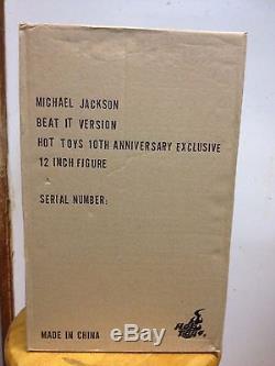 Hot Toys MIS 10 Michael Jackson (Beat It Version) 12 inch Action Figure NEW