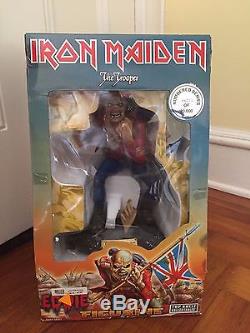 IRON MAIDEN'THE TROOPER' EDDIE STATUE Rare Figure! Top Shelf Collectables NEW