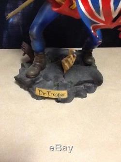 IRON MAIDEN'THE TROOPER' EDDIE STATUE Rare Figure Top Shelf Collectables No Box