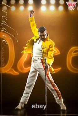 In Stock Win. C Studio 1/6 Freddie Mercury Yellow Jacket Costume set