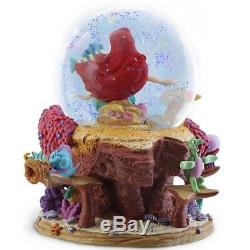 Inédit ARIEL la Petite Sirène DISNEY globe musical animé figurine/statue NEUVE