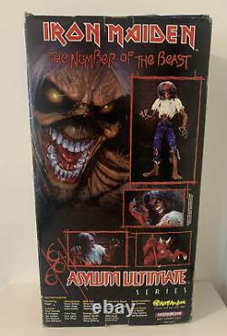 Iron Maiden Art Asylum Ultimate Series Eddie 18 Figure Toy 2002 NIB