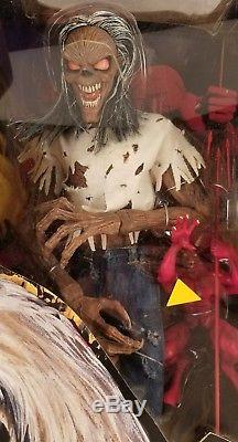 Iron Maiden Eddie Number of Beast Asylum Ultimate Series Figure 18 SIGNED DEREK