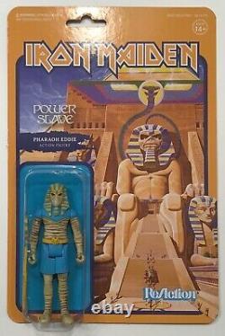 Iron Maiden Killers Aces High Powerslave & Trooper Rare Super7 Reaction Figures