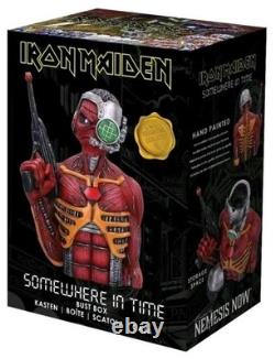 Iron Maiden Official Figure Somewhere Time Eddie Bust Nemesis Now Large 30cm New