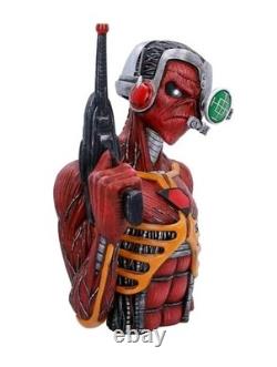 Iron Maiden Official Figure Somewhere Time Eddie Bust Nemesis Now Large 30cm New