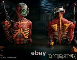 Iron Maiden Official Figure Somewhere Time Eddie Bust Nemesis Now Large 30cm New